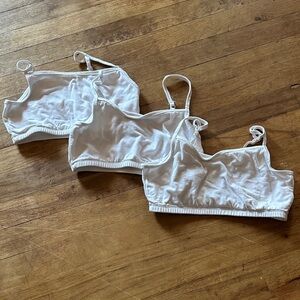 Bally (Total Fitness) White Bralette Set of 3 - M